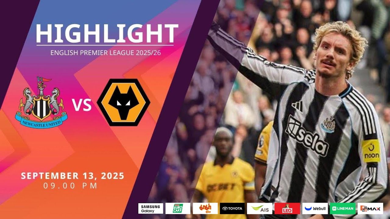 [Highlight] PremierLeague : นิวคาสเซิล vs วูล์ฟแฮมป์ตัน (13-09-68)