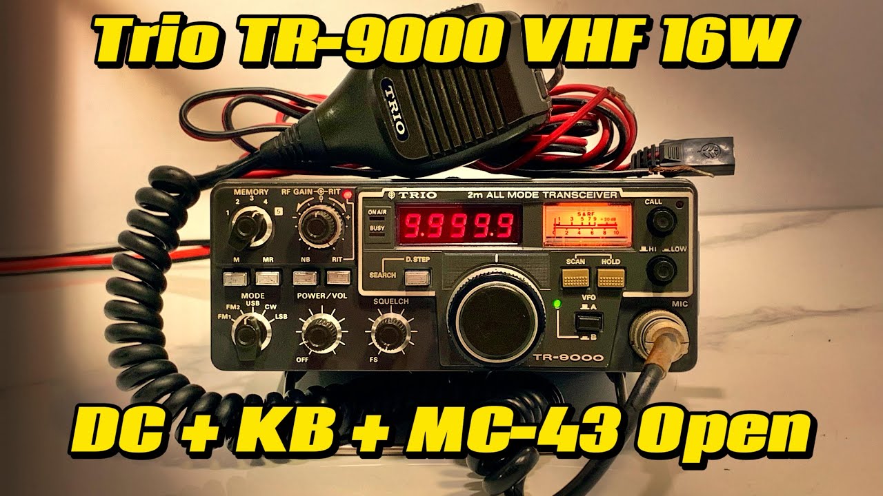 TRIO TR-9000 2m ALL MODE トランシーバー　受信範囲拡大 TRIO TR-9000 2m ALL MODE トランシーバー 受信範囲拡大 TRIO TR
