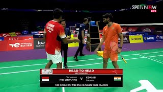 [BWF] MS - Group C｜JChico A. D. Wardoyo (INA) vs Kidambi Srikanth (IND) H/L | Thomas Cup Finals 2024