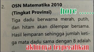 Misteri 3 dadu akhirnya terpecahkan