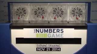 Evening Numbers Game Drawing: Friday, November 21, 2014