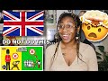 AMERICAN REACTS TO THINGS YOU SHOULD NEVER DO IN THE UK! 😳 | Favour