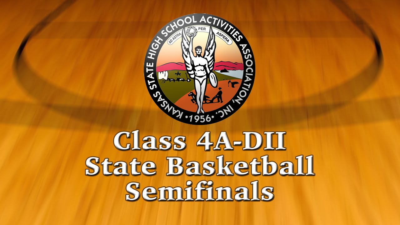 4ADII State Basketball Semifinals (1) Hugoton Eagles vs (5) Clay