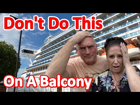 Things Not to do on a Cruise Ship Balcony - 15 Things Never to do on the Balcony of a Cruise Ship Video Thumbnail