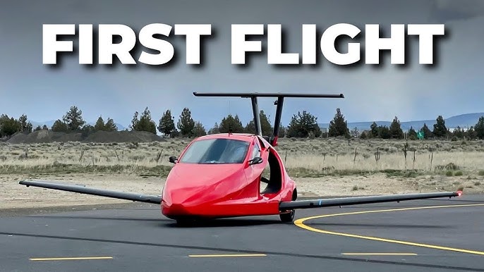 FIRST FLIGHT of the Samson Sky Switchblade Flying Sports Car 