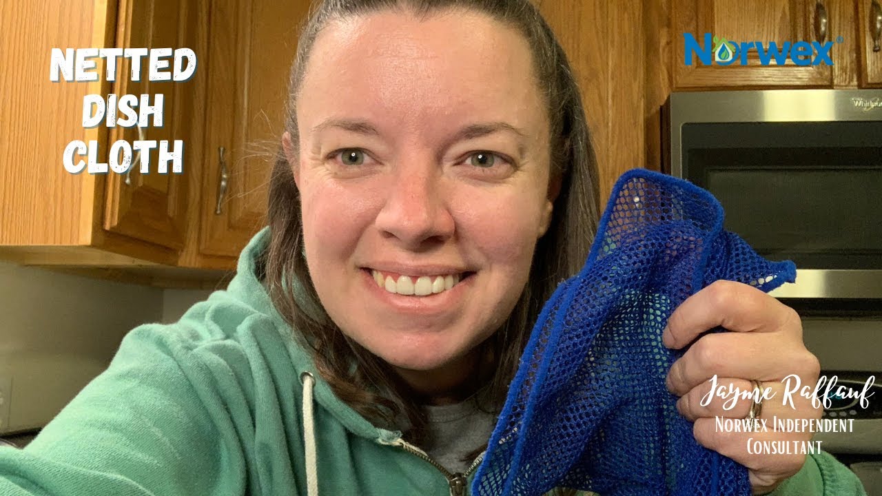 Norwex Netted Dish Cloth YouTube