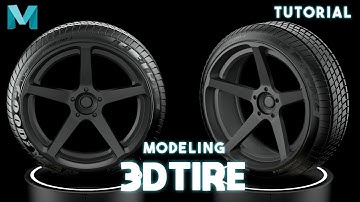 Modeling Tires in Maya in Just 30 Minutes - Urdu / Hindi