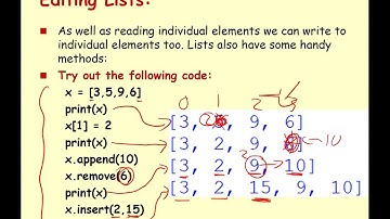 GCSE Python Programming 5   Lists Arrays