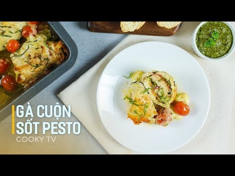 Video: Gà Cuộn Mơ Khô Và Pesto