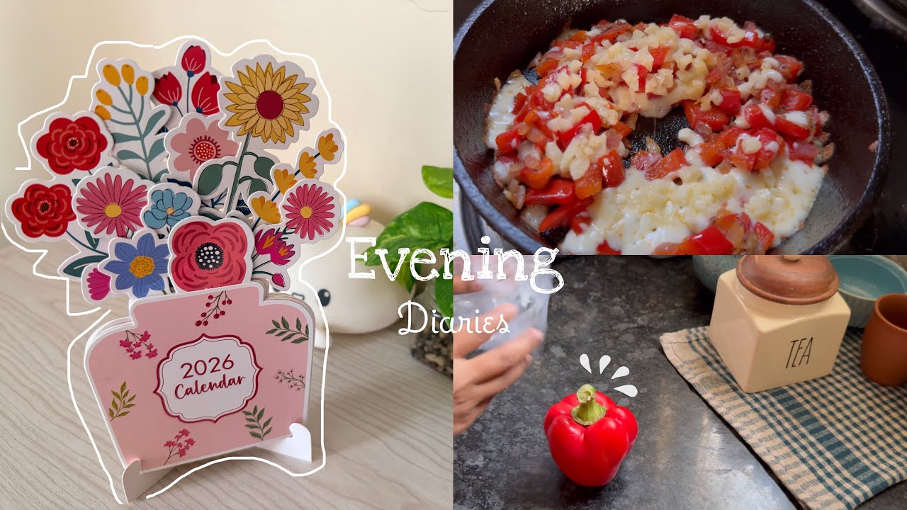 Evening Diaries in tamil | Cooking & journal ⏳🌸 