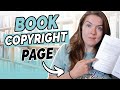 What Goes on the Copyright Page of Your Book? Self-Publishing Tips