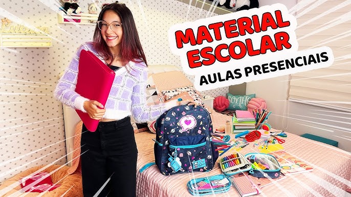 ORGANIZANDO MEU MATERIAL ESCOLAR 2022 !! VOLTA ÀS AULAS