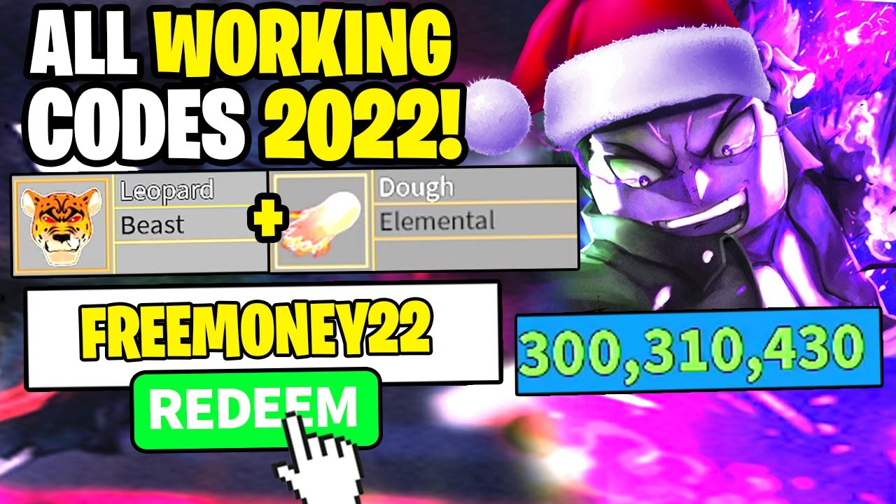 NEW* ALL WORKING CODES FOR BLOX FRUITS IN DECEMBER 2022! ROBLOX