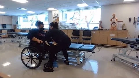 Assisted Slide Board Transfer