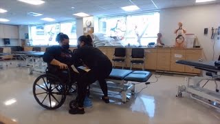 Assisted Slide Board Transfer
