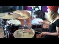 Florrie drumming (2 minute edit)