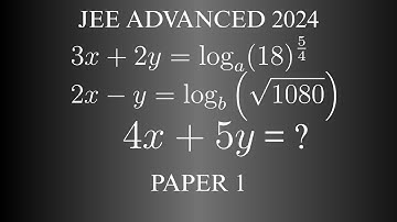 JEE ADV 2024 LOGARITHM QUESTION WILL BLOW YOUR MIND 🔥