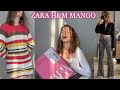 ПОКУПКИ на ОСЕНЬ с примеркой / ZARA H&M MANGO / Распаковка / Ожидание - Реальность