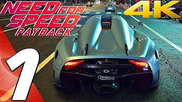 Need For Speed Payback - Gameplay Walkthrough Part 1 - Prologue [4K 60FPS ULTRA]