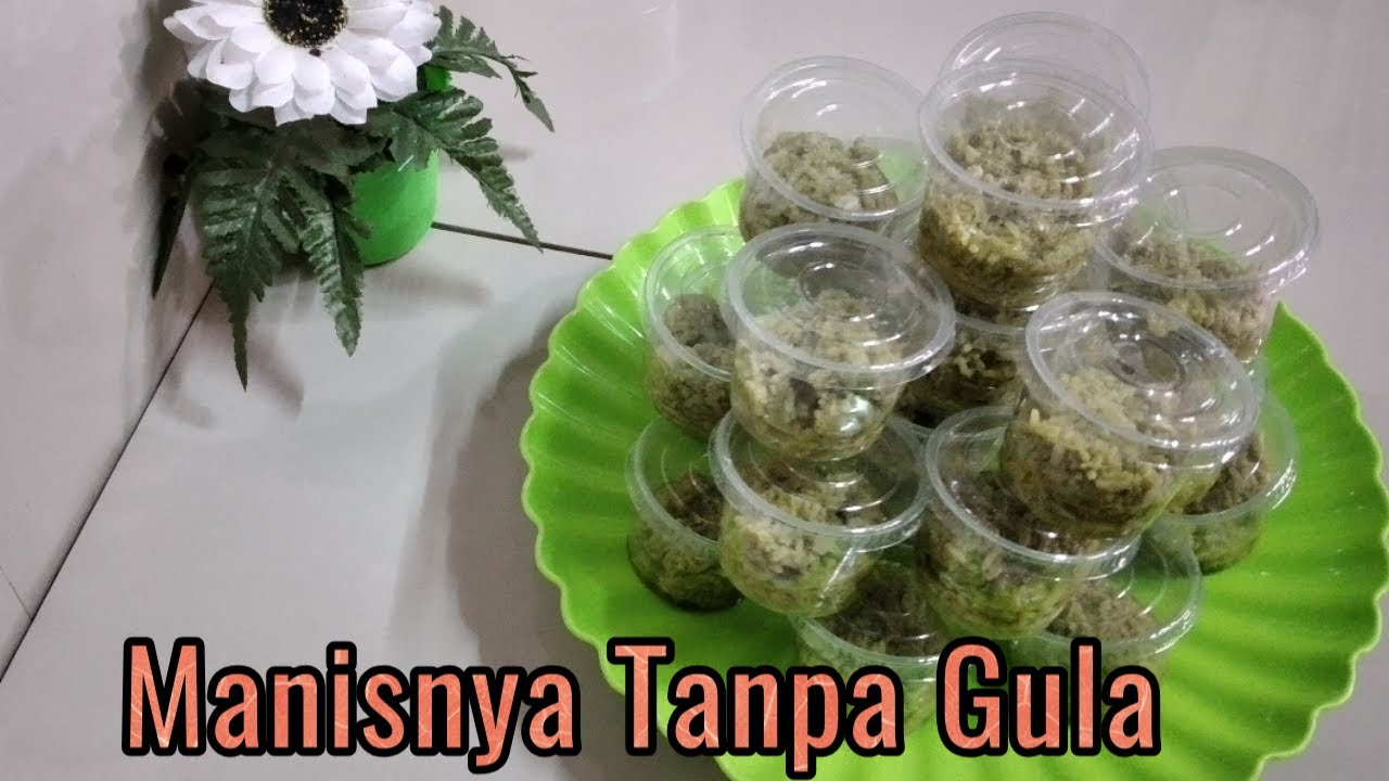 Tape Ketan Manis Tanpa Gula(dengan pewarna alami daun katuk)