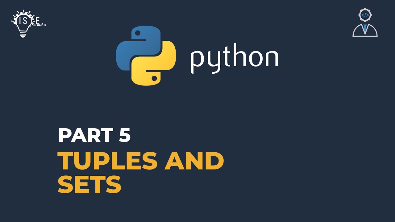 5. Tuples and Sets in Python - YouTube