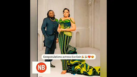 Nollywood actress Eve Esin says I do to the love of her life 🎉🎉👰♥️