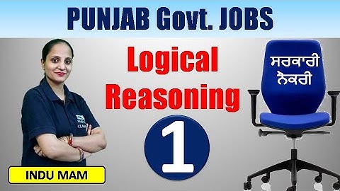 Reasoning Lec-1 || Naib Tehsildar || Patwari || PPSC