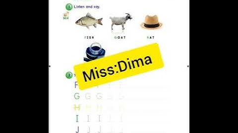 We Can 1 / Phonics/ Unit 4/ Alphabets / F,G,H,I,J/ الفصل الأول الصف الرابع