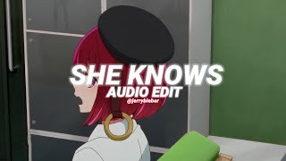 she knows - ne-yo ft. trey songz, the-dream, \& t-pain [edit audio]