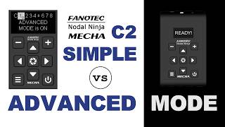 MECHA C2 Simple vs. Advanced Mode