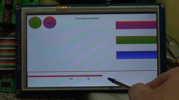 More TFT Touch Panel Code & Change Colours + PWM MikroC