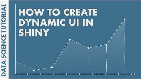 R Shiny Tutorial | How to create Dynamic User Interface in shiny