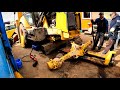 Caterpillar 432F- разбита посадочное на сальник шкворня переднего моста! Бюджетный ремонт от Стаса!