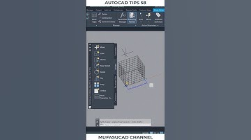 AutoCAD Tips 58 3D Dynamic Block With Surface #shorts