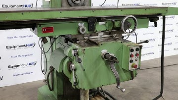 Jarbe F3-CM 72" x 16" Universal Milling Machine w/ Anilam DRO