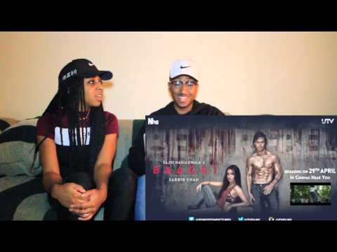 Couple Reacts : "Baaghi" Official Trailer Reaction!!!
