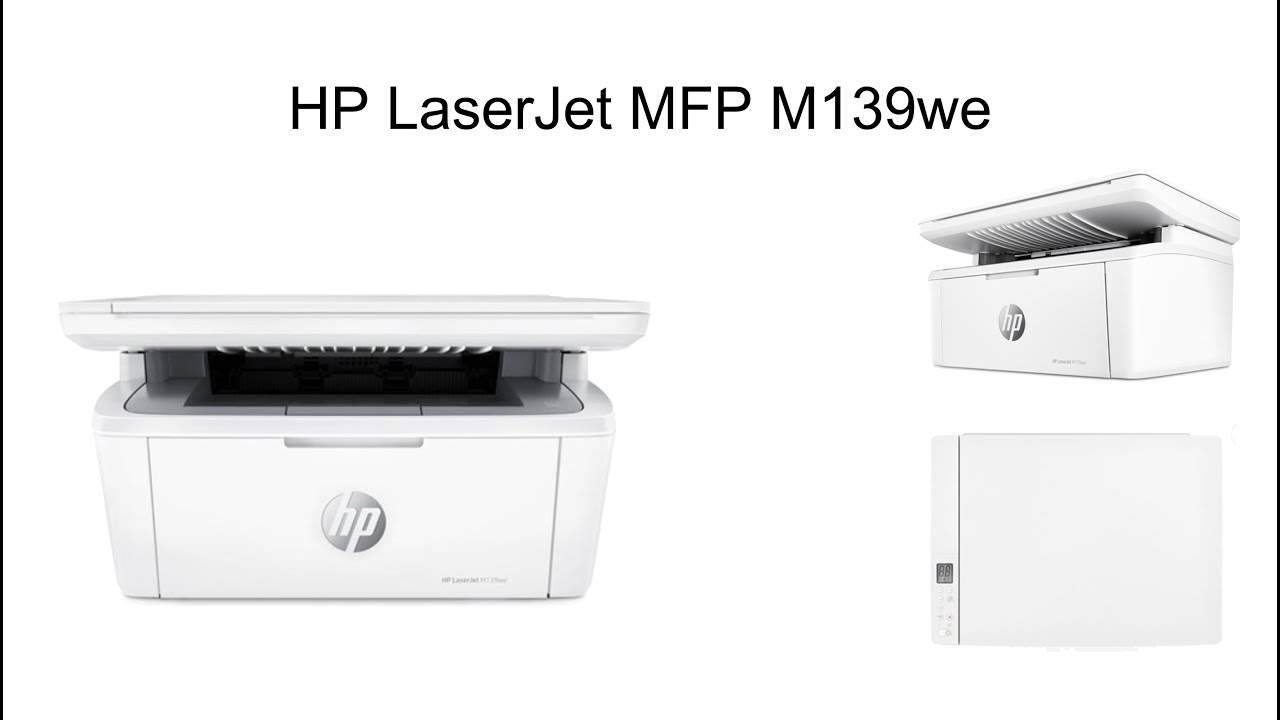 HP LaserJet MFP M139we Printer Black and White YouTube