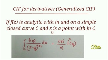 Complex integration: Cauchy