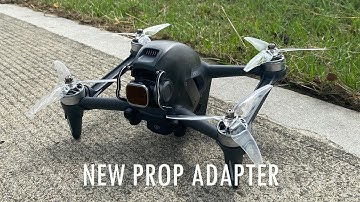 FPV prop adapter test DJI FPV Drone