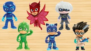 Pj Masks Puzzle Wrong Wooden Slots - Pj Mask Learn Colors Funny Puzzle Finger Family Rhymes For Kids