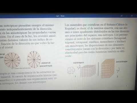 Isotropía y Anisotropía