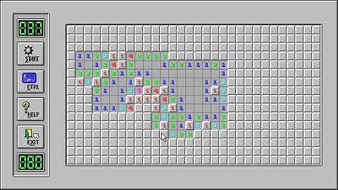 Minesweeper (Jan Leshchinsky) (MS-DOS) [1991] [PC Longplay]