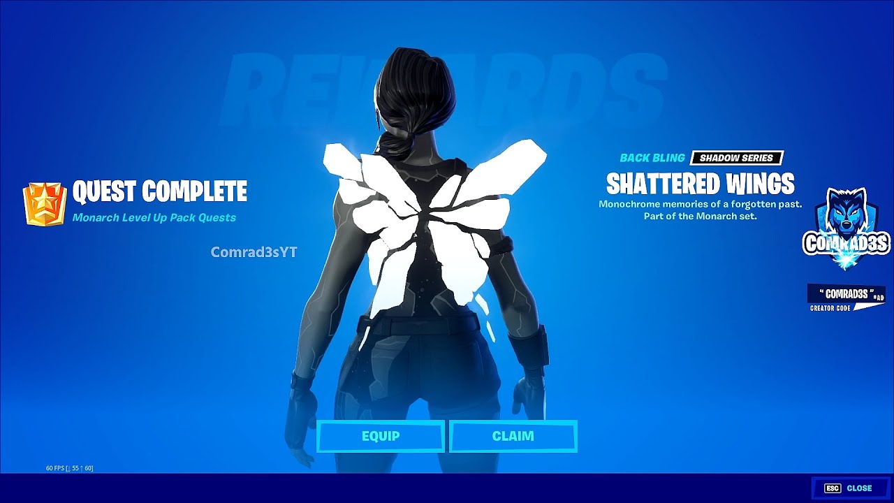 Complete 7 Monarch Quests (Week 1) How to unlock Shattered Wings Back