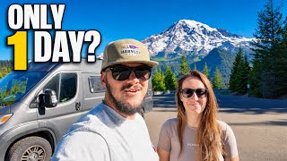 Only ONE DAY at Mount Rainer? Here's How to Make it Count