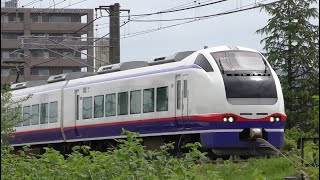 特急しらゆき4号上越妙高行き【4K】E653系H201編成54M