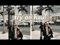 HUGE TRY ON HAUL : Garage, H&amp;M, Windsor &amp; Sephora Purchases