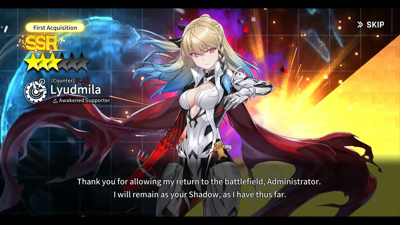 CounterSide Gacha pulls Kresnik Lyudmila