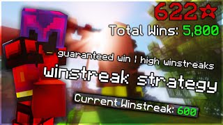 The Best Bedwars Winstreak Strategy (NEW Version In Description)