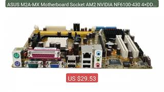 ASUS M2A-MX Motherboard Socket AM2 NVIDIA NF6100-430 4×DDR PCI-E 1... — Best Deal 2026 | Shop Now!