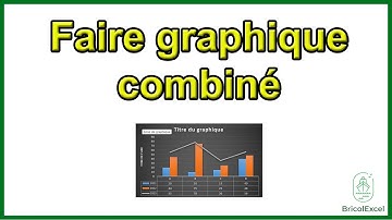 Comment faire un graphique combiné sur Excel